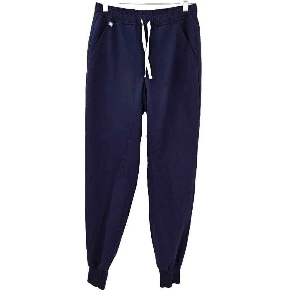 Figs Tansen Jogger Scrub Pants Navy Blue Men's Size S Slim Fit Medical Nurse